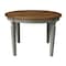 International Concepts Round 44 inx 44 in Round Top Dining Table, Hickory/Stone, 44 in W, 44 in L, 30 in H, Wood T41-144R-30 - alternate 2